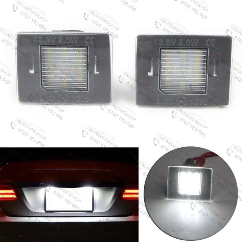 Set lampi LED numar Mercedes-Benz GL ML GLK GLA GLC GLE , Vito W447 W176 W166 X156 X166 X204 X205 R172